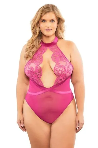 Eva Halter Bodysuit – Festival Fuchsia – Size