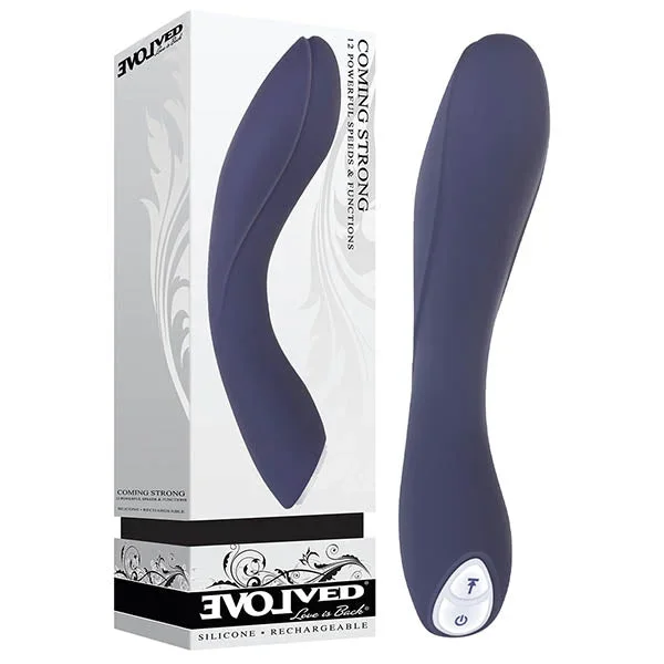 Evolved Coming Strong – Navy Blue 119 cm (7.5”) USB Rechargeable Vibrator
