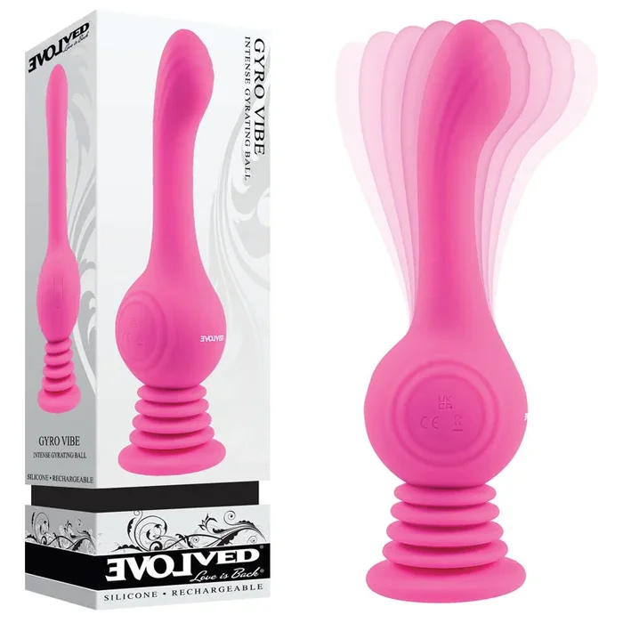 Evolved GYRO VIBE – Pink 24.8 cm USB Rechargeable Super Vibrator