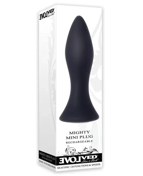 Evolved Mini Butt Plug – Black