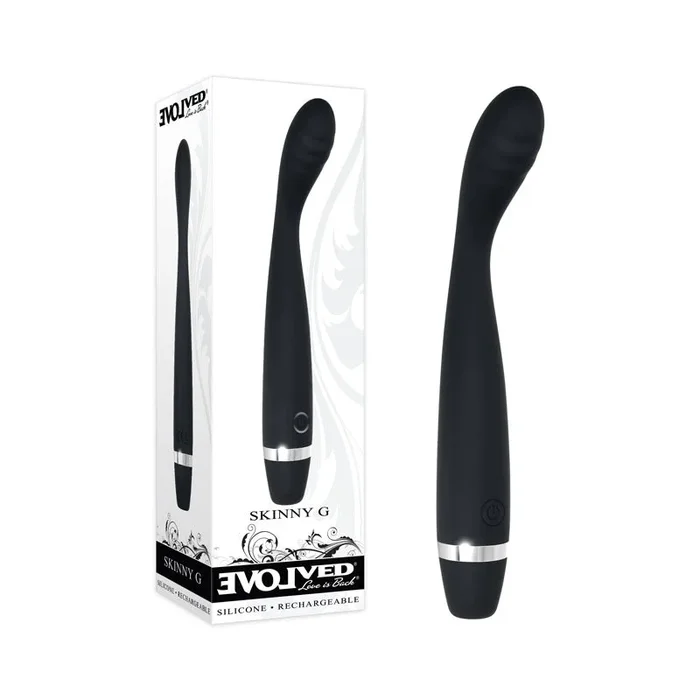 Evolved Skinny G – Black 17.8 cm USB Rechargeable Vibrator