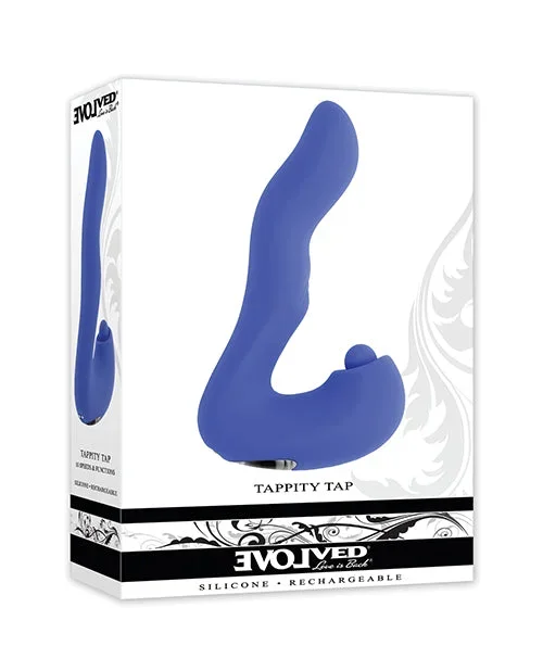 Evolved Tappity Tap Vibrator – Blue
