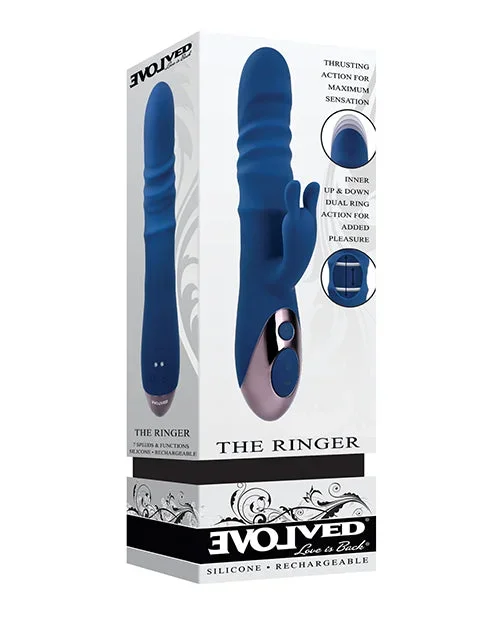 Evolved The Ringer Rechargeable Thrusting Rabbit – Blue