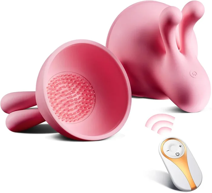 Experience Ultimate Pleasure: Wireless Nipple Vibrator with 10 Speed Modes!