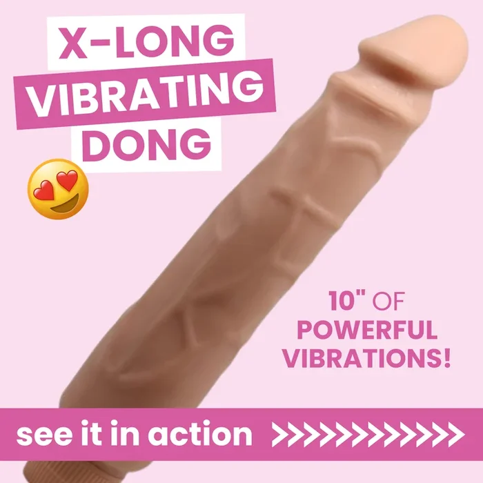 Extra-Long Dildo Vibrator