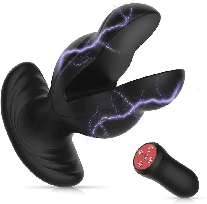 Extreme Vibrating Butt Plug with Electric Shock Modes Anal Plugs Prostate Stimulators
