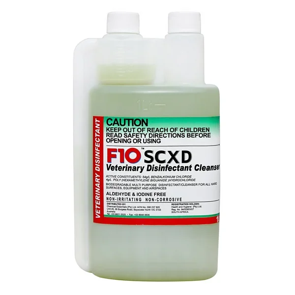 F10 SCXD Veterinary Disinfectant Cleanser