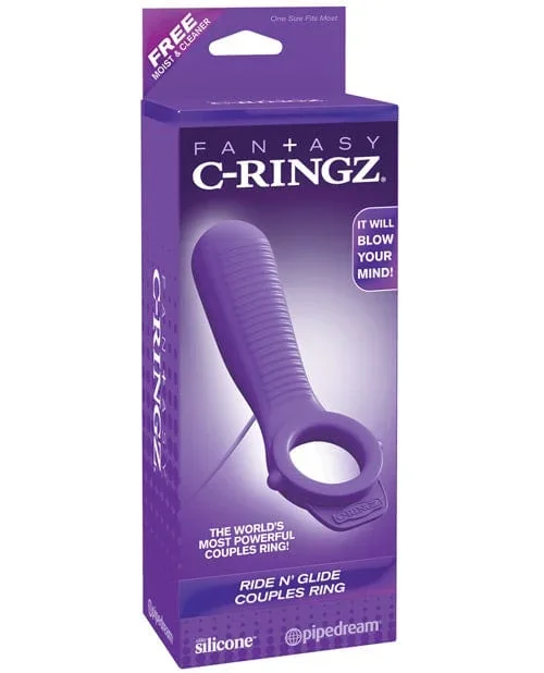 Fantasy C-Ringz Ride N’ Glide Couples Ring – Purple