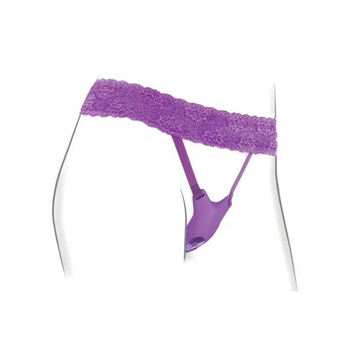 Fantasy for Her Ultimate G-Spot Butterfly Strap-on – Purple
