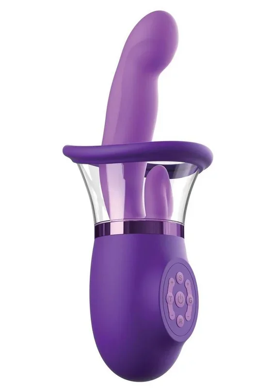 Fantasy For Her Ultimate Pleasure Pro Plus Rechargeable Vibrator with A Clitoral Stimulator