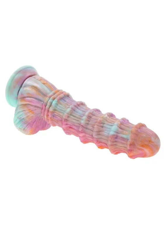 Fantasy Rechargeable Silicone Vibrating Dildo with Remote