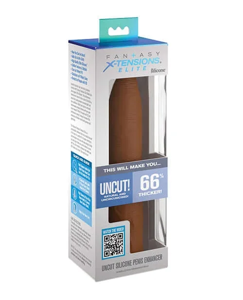 Fantasy X-Tensions Elite Uncut 7 inches Sleeve Tan Medium Skin Tone