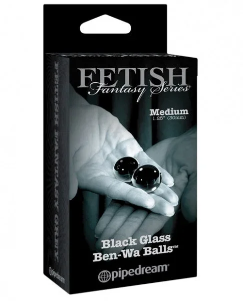 Fetish Fantasy Limited Edition Black Glass Ben-Wa Balls – Medium