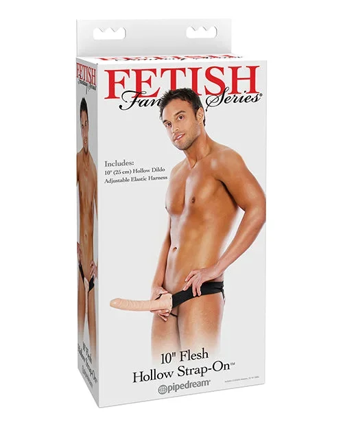 Fetish Fantasy Series 10″ Hollow Strap On – Flesh