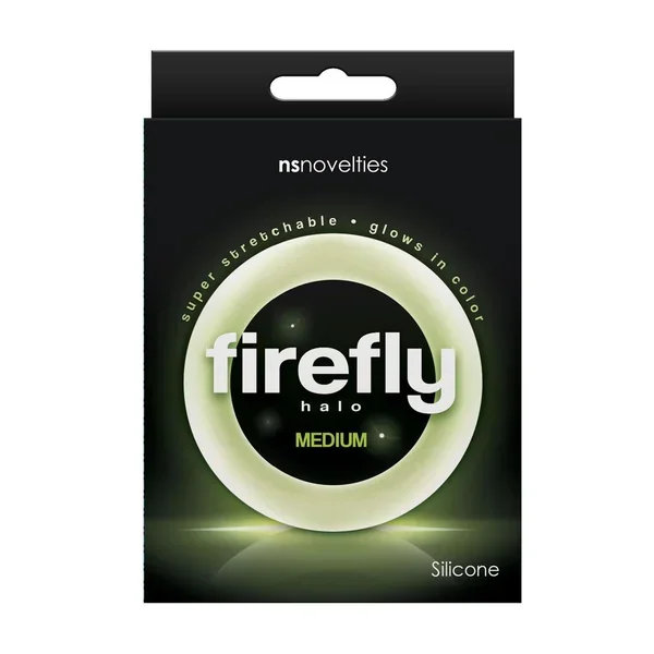 Firefly Halo Silicone Cock Ring Clear Medium