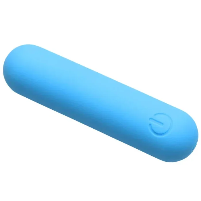 Flexible Silicone Bullet – Blue