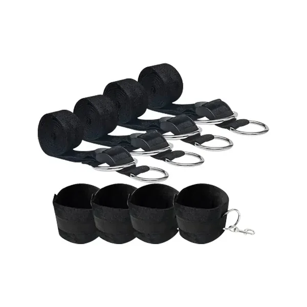 Forbidden Hold – BDSM Bed/Chair/Table Legs Bondage Hand & Leg Cuff Set