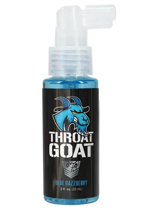 Fort Troff Throat Goat Oral Numbing Spray 2oz – Blue Razzberry