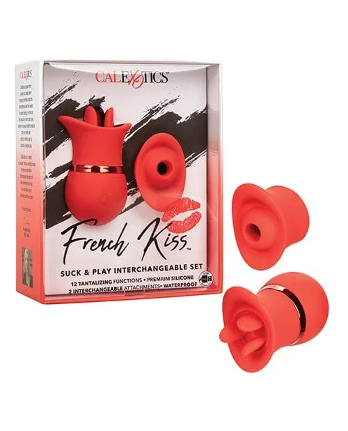 French Kiss Suck & Play Interchangeable Set – Red