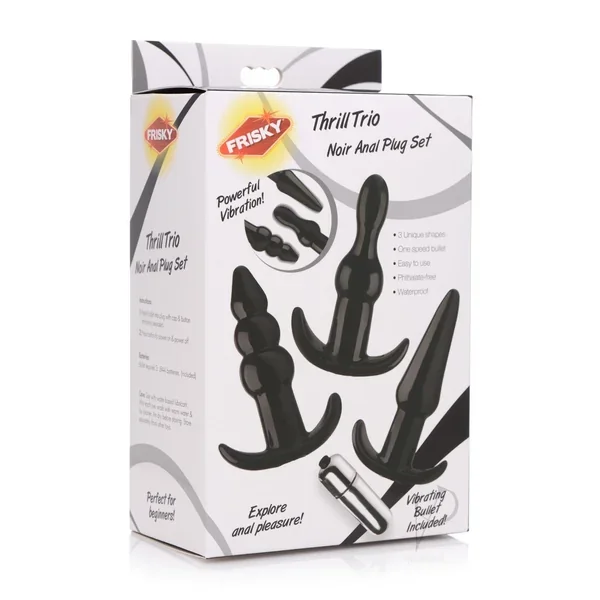 Frisky Thrill Trio Noir Anal Set