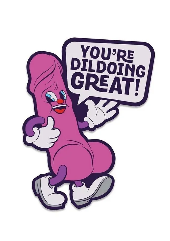 Fuck Buddies You’re Dildoing Great Enamel Pin