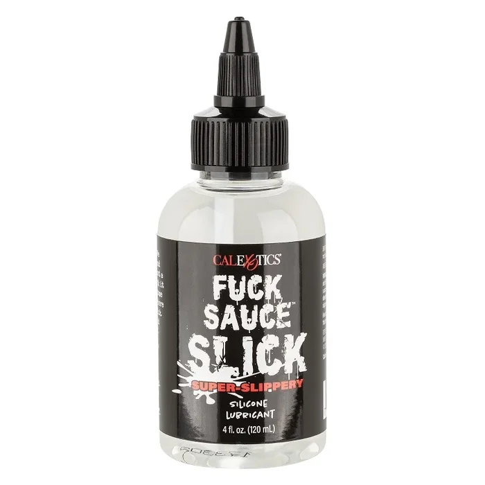 Fuck Sauce Slick Super Slippery Silicone Lubricant 4 fl. oz Clear Bottle