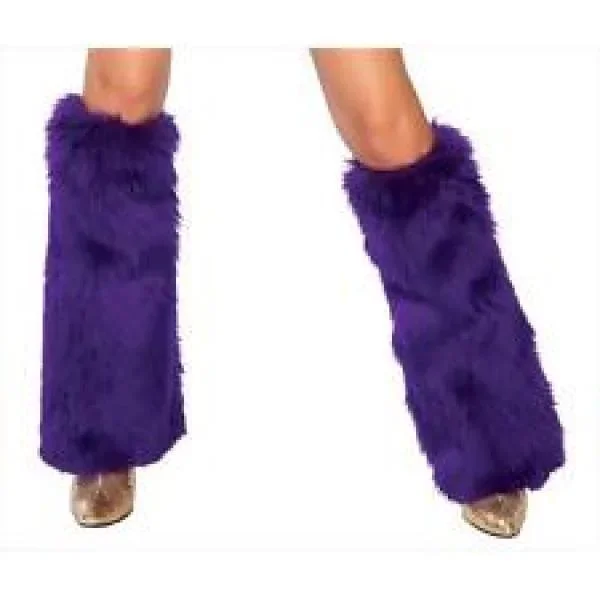 Fur Boot Covers – Purple