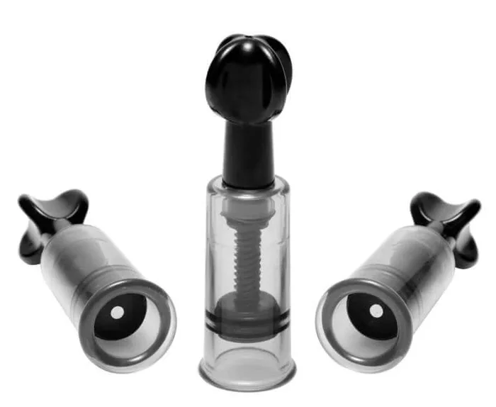 Fusion Triple Suckers Black – Master Series, Self-Contained Suction Cylinders for Enhanced Sensitivity