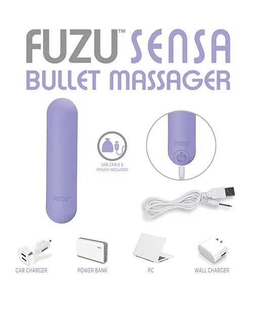 Fuzu Sensa Activated Rechargeable Bullet Massager – Pastel Purple
