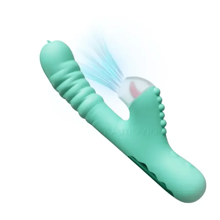 G Spot Vibrator with Thrusting & Suction Design