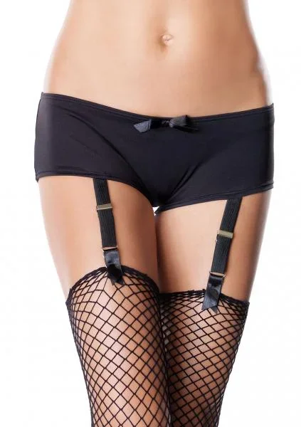 Garter Boyshort – Black –