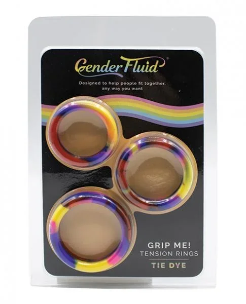 Gender Fluid Grip Me! Tension Ring Set – Tie Dye
