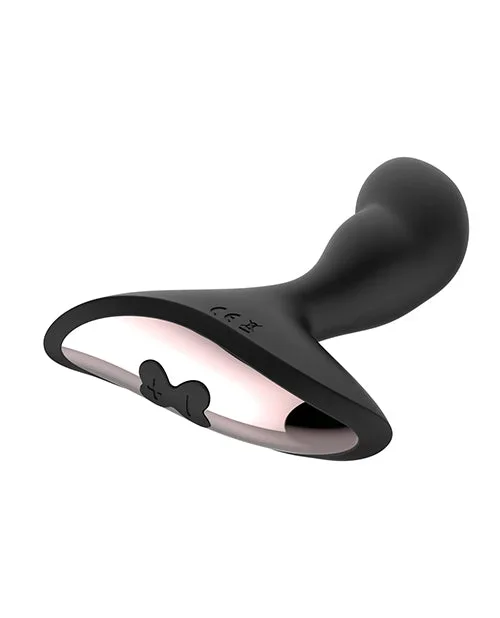 Gender Fluid Rumble Anal Vibe w/Remote – Black