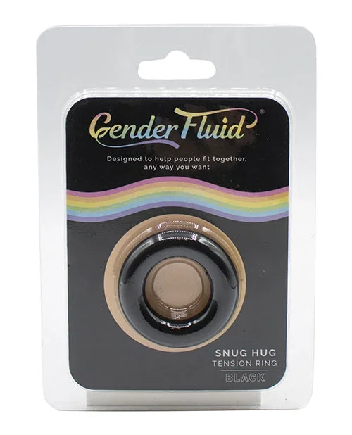 Gender Fluid Snug Hug Tension Ring – Black