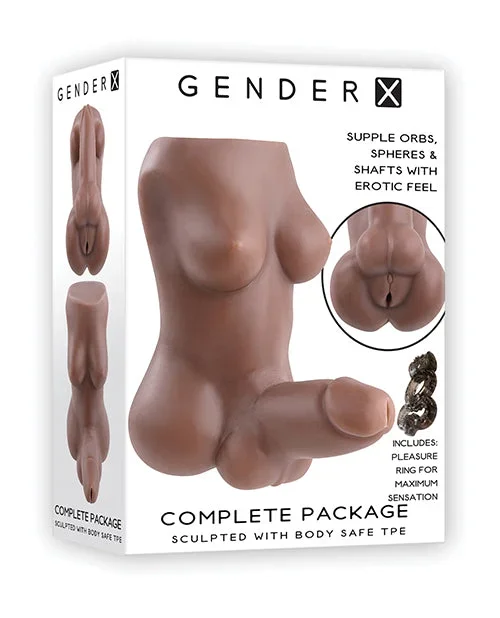 Gender X Complete Package Multi Function Stroker – Dark