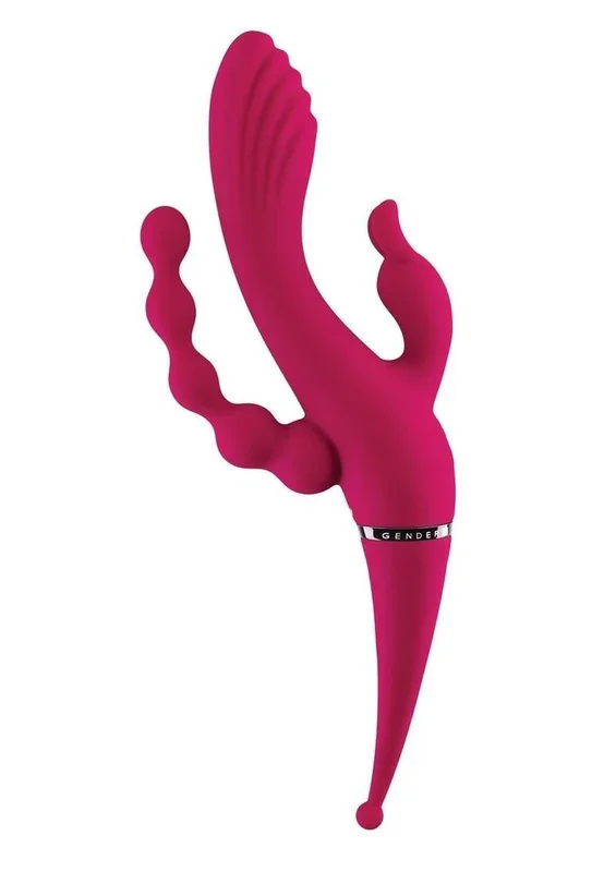 Gender X Four by Four Silicone Quad-Stimulating Vibrator