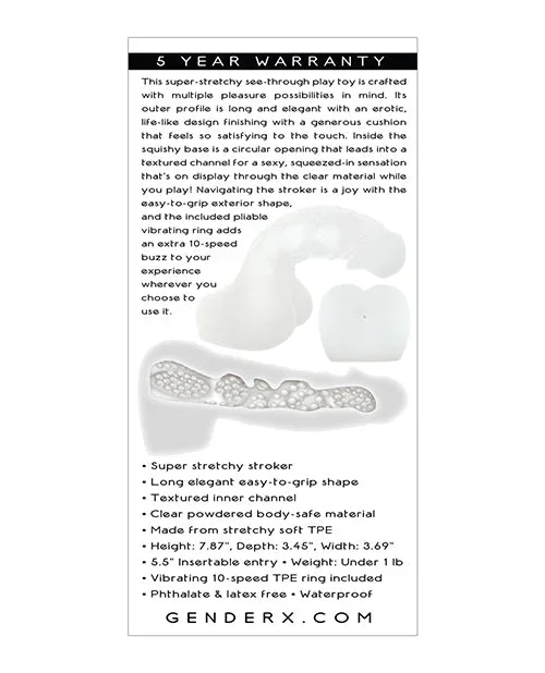 Gender X Stroke & Poke – Clear