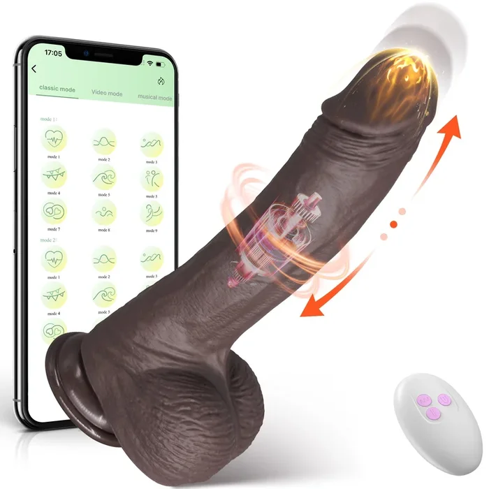 Georgi – Dildo Realistic Vibrator with Thrusting & Vibrating Patterns