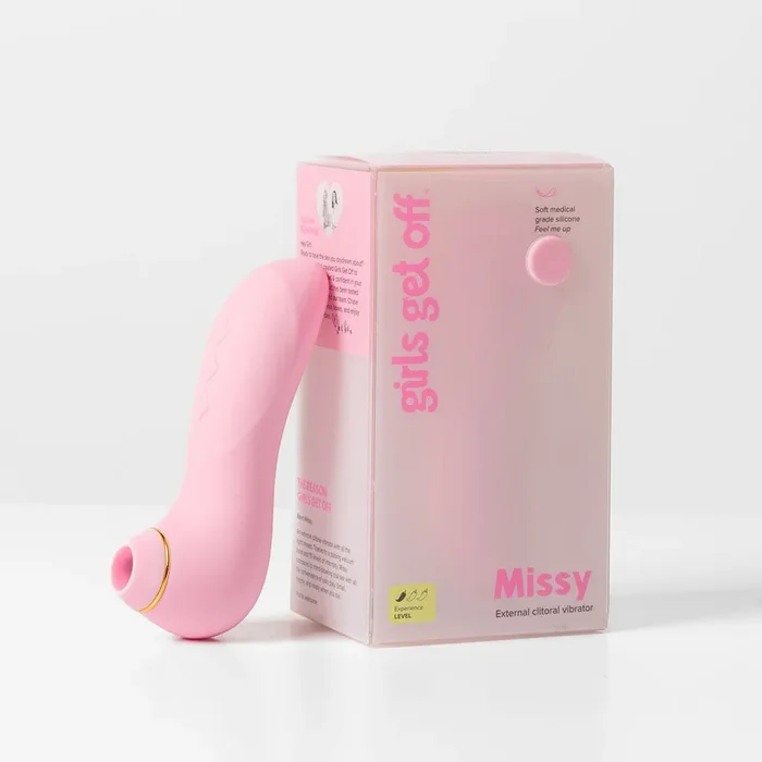 Girls Get Off – Missy – Pink USB Rechargeable Air Pulse Clitoral Stimulator