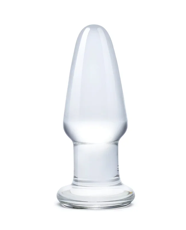 Glas 3.5″ Butt Plug – Clear