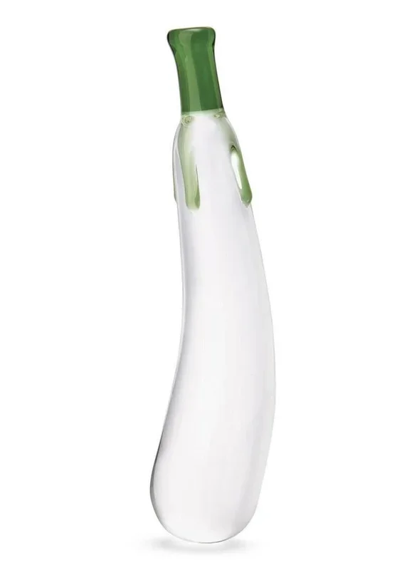Glas Eggplant Ecstasy Glass Dildo