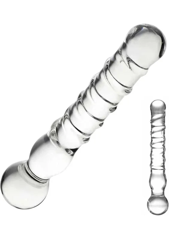Glas Joystick Clear Glass Dildo for Intense Pleasure