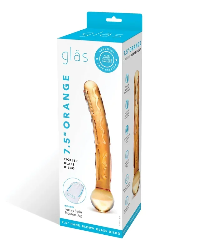 Glas Tickler Dildo – Orange