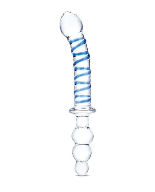 Glas Twisted Dual-Ended 10″ Dildo