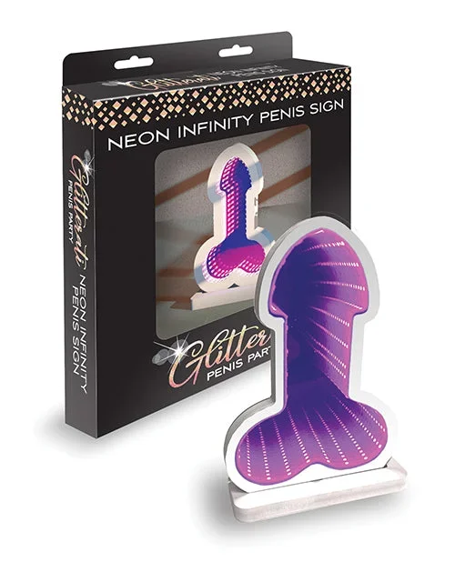 Glitterati Infinity Penis LED Light Neon Sign For Parties And Bachelor Events