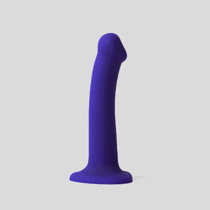 Glow Blue LED 7 Inch Light Up Silicone Dildo