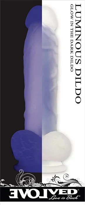 Glow in The Dark Luminous Large Dildo – Dual Layer Silicone, Realistic Feel