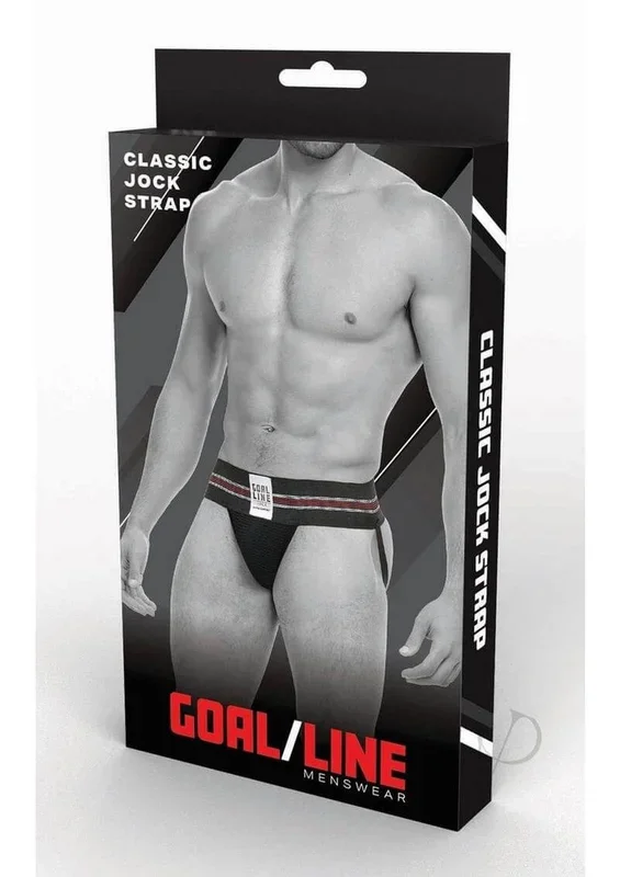 Goal Line Classic Jockstrap Black Small Medium