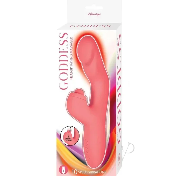 Goddess Heat Up Tapping Massager Coral