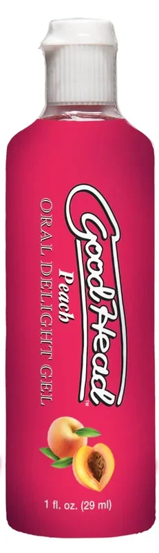 Goodhead – Oral Delight Gel – Peach – 1 Oz. – Bulk